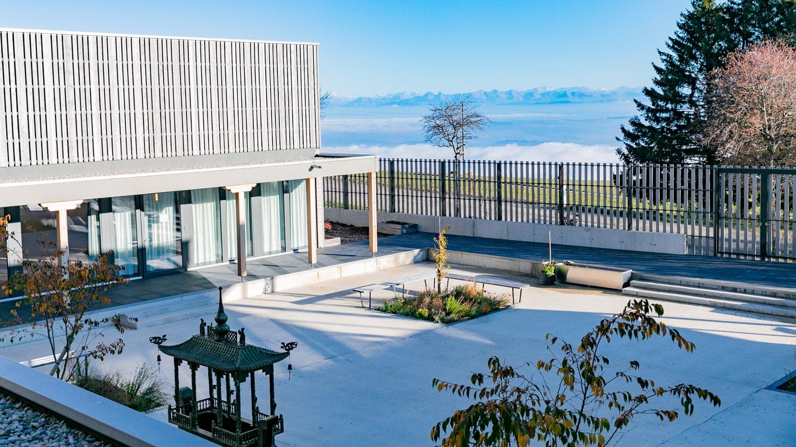 Ming Shan en hiver