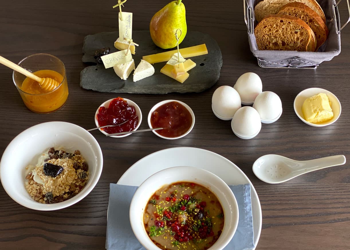 Petit déjeuner Ming Shan