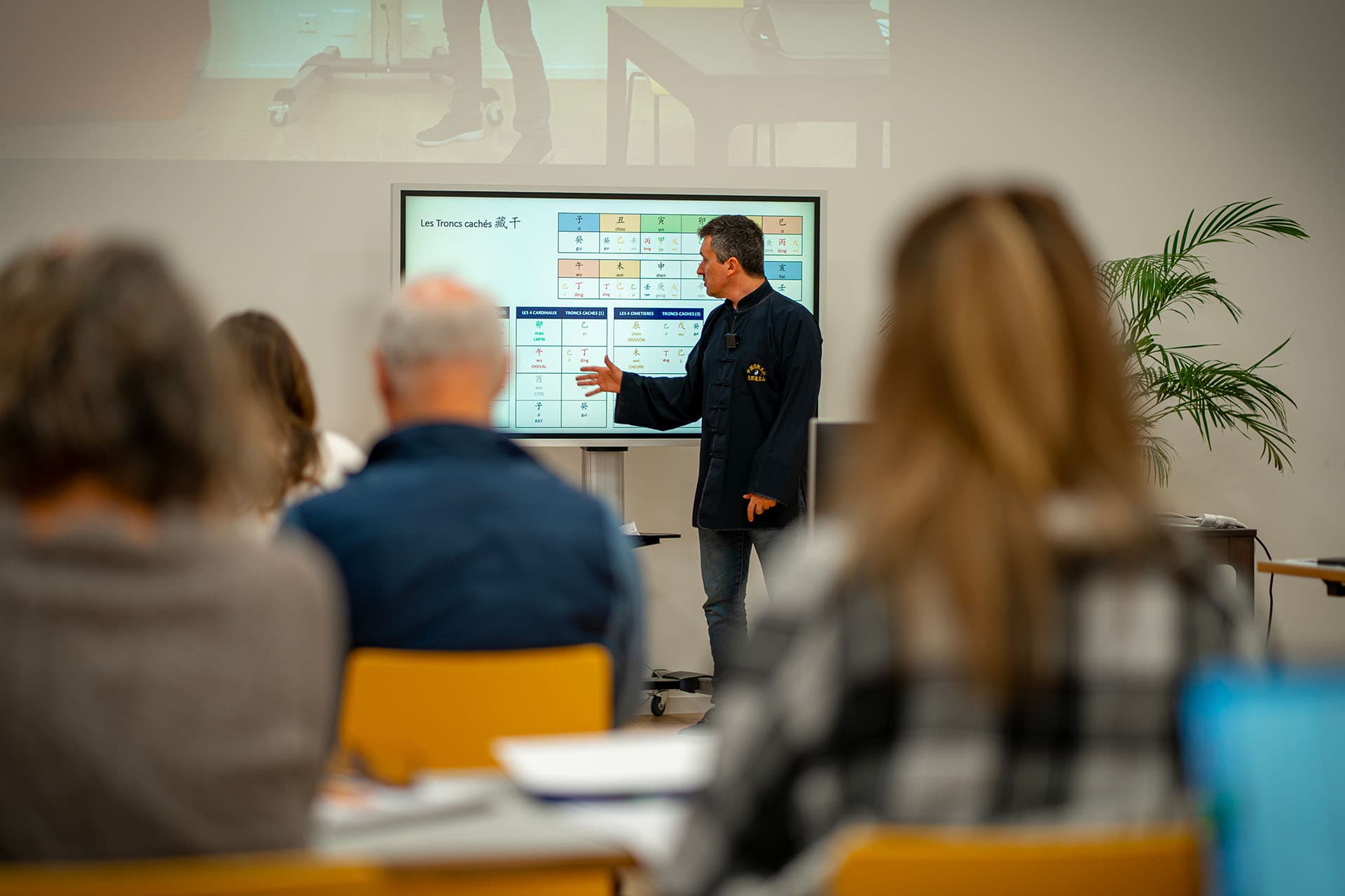 Enseignement des arts métaphysiques à Ming Shan