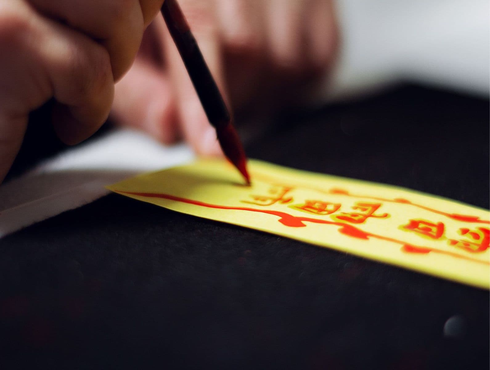 Le Xuan Xue — tracé d'un talisman taoïste
